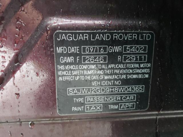 SAJWJ2GD9H8W04365 Jaguar Xjl Portfolio