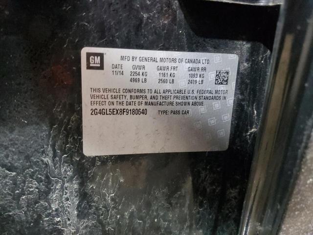2G4GL5EX8F9180640 Buick Regal