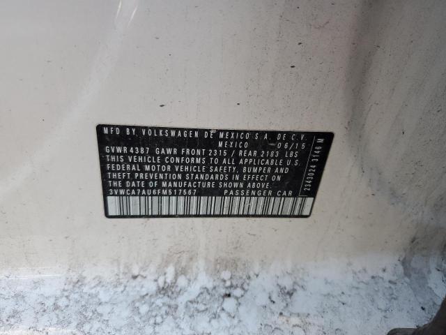 3VWCA7AU6FM517567 Volkswagen Golf Sportwagen Tdi S