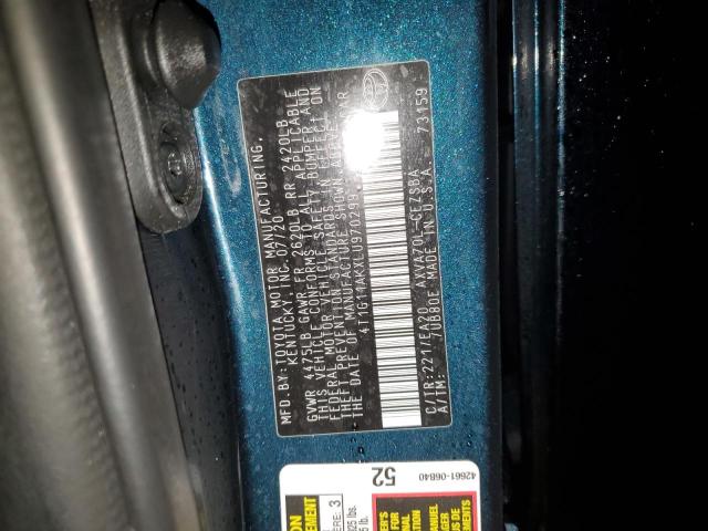 4T1G11AKXLU970299 Toyota CAMRY SE