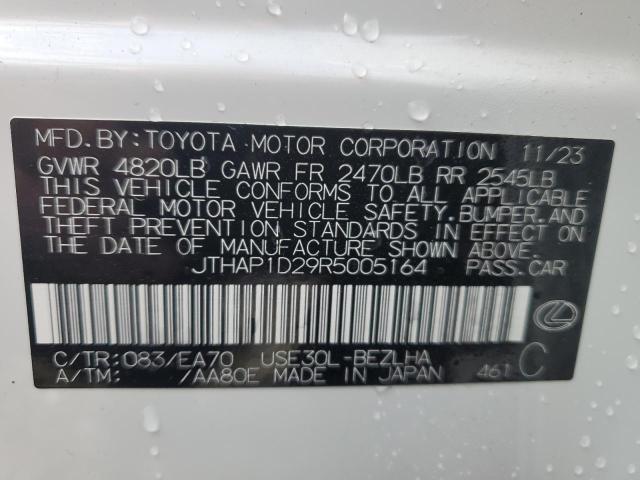 JTHAP1D29R5005164 Lexus Is 500 F Sport