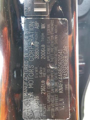 KNAFK4A68G5620541 KIA FORTE LX