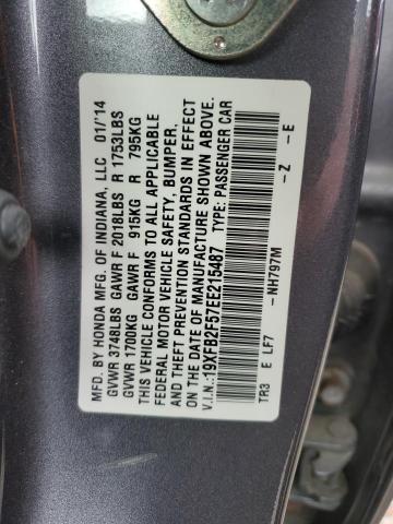 19XFB2F57EE215487 Honda Civic Lx