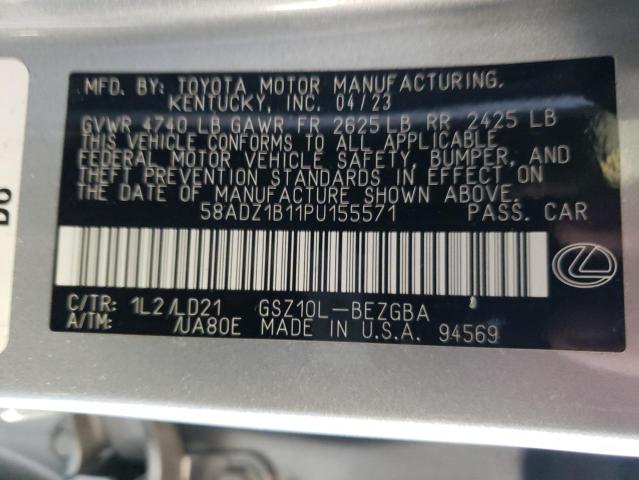 58ADZ1B11PU155571 Lexus Es 350 Base