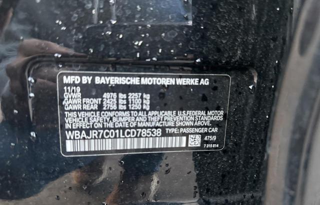 WBAJR7C01LCD78538 BMW 530 XI