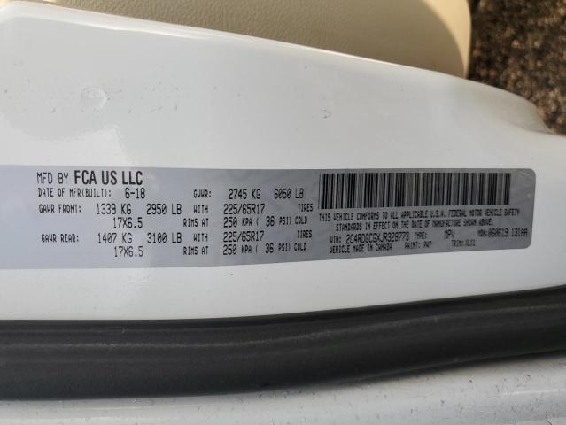 2C4RDGCGXJR328773 Dodge Grand Caravan Sxt