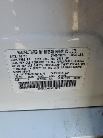 JN1BV7AR9FM413779 Infiniti Q50 BASE
