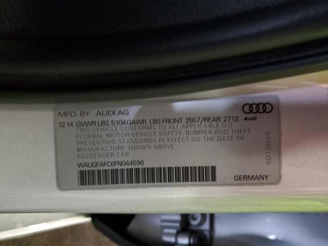 WAUGFAFC6FN044596 Audi A6 Premium Plus
