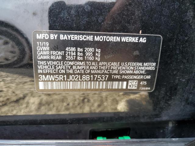3MW5R1J02L8B17537 BMW 330I