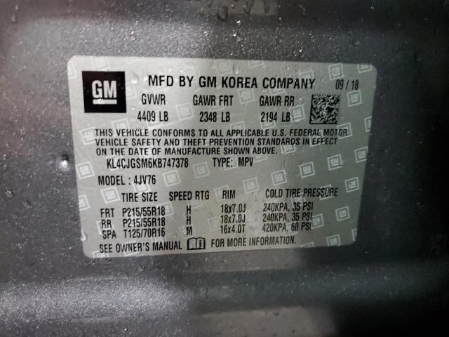 KL4CJGSM6KB747378 Buick Encore Essence