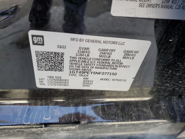 1GT49PEY5NF277150 GMC Sierra K2500 At4