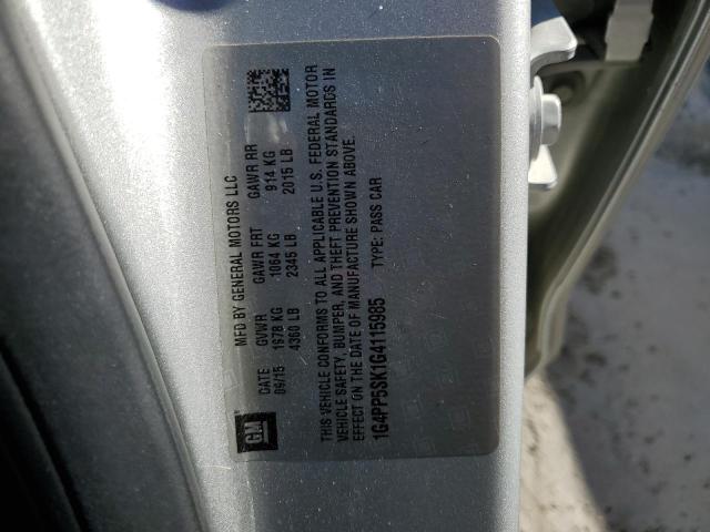 1G4PP5SK1G4115985 Buick Verano
