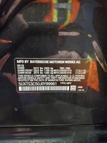 5UXTS3C50J0Y99961 BMW X3 Xdrivem40i
