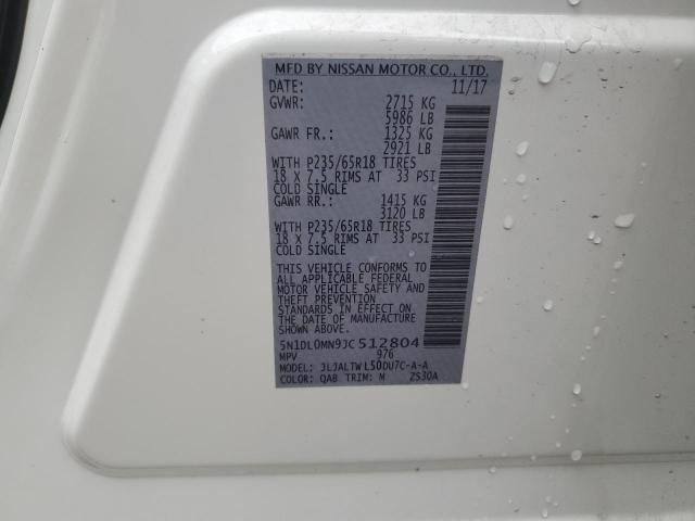 5N1DL0MN9JC512804 Infiniti QX60