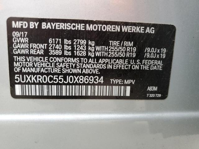 5UXKR0C55J0X86934 BMW X5 Xdrive35i