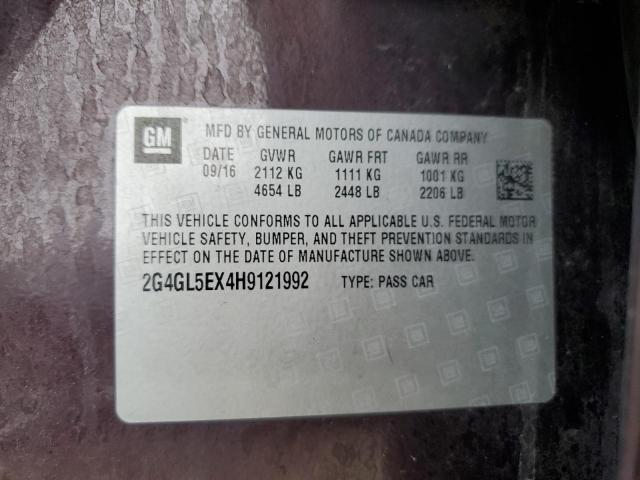 2G4GL5EX4H9121992 Buick Regal Sport Touring