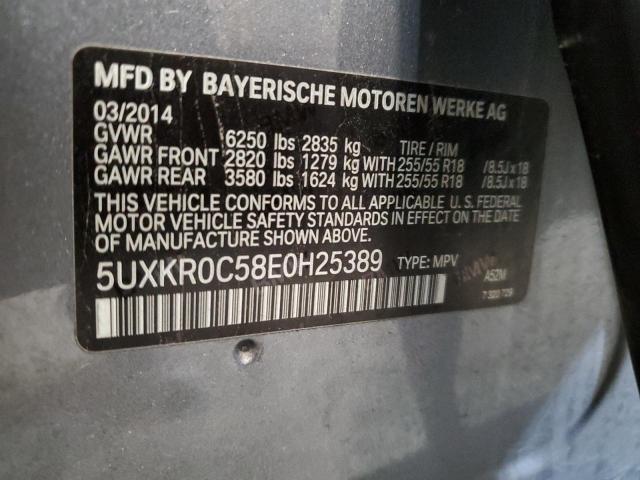 5UXKR0C58E0H25389 BMW X5 XDRIVE3