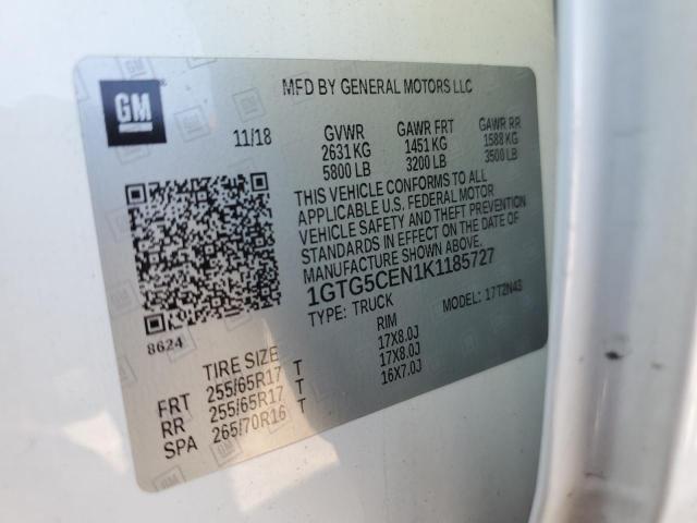 1GTG5CEN1K1185727 GMC CANYON SLE