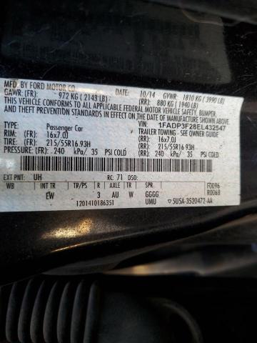 1FADP3F28EL432547 Ford FOCUS SE
