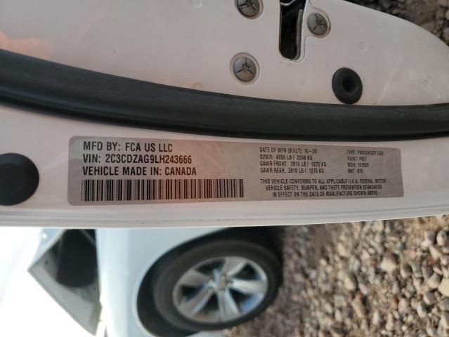 2C3CDZAG9LH243666 Dodge Challenger Sxt