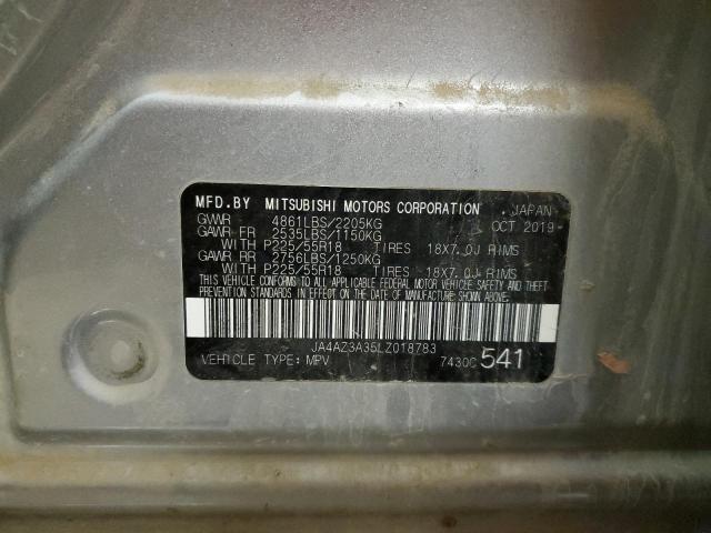 JA4AZ3A35LZ018783 Mitsubishi Outlander Se