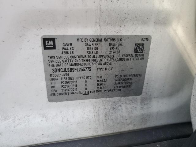 3GNCJLSB9FL255775 Chevrolet TRAX 1LT