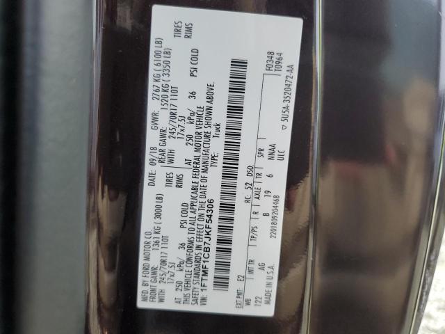 1FTMF1CB7JKF54306 Ford F150