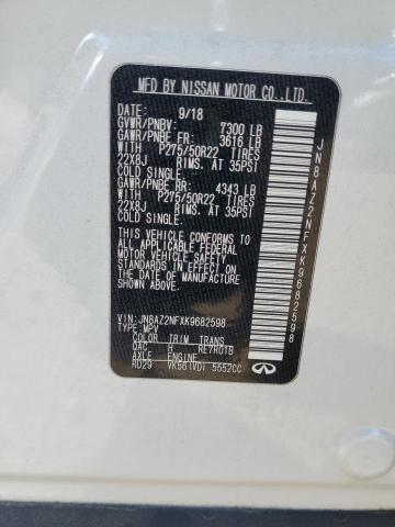 JN8AZ2NFXK9682598 Infiniti QX80 LUXE