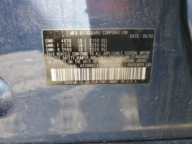 4S3BWAC69L3026614 Subaru Legacy Premium