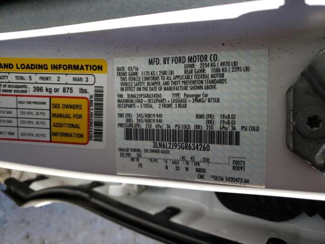 3LN6L2J95GR634260 Lincoln MKZ