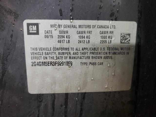 2G4GM5ER3F9291059 Buick Regal Premium