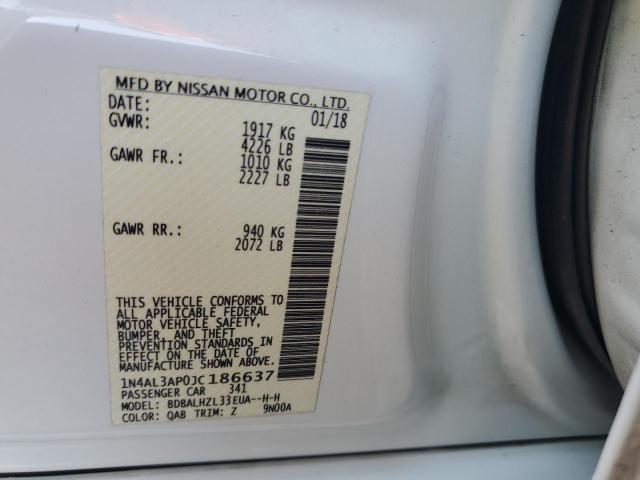 1N4AL3AP0JC186637 Nissan ALTIMA 2.5