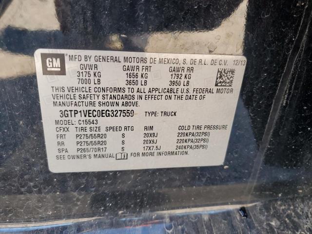 3GTP1VEC0EG327559 GMC Sierra C1500 Slt