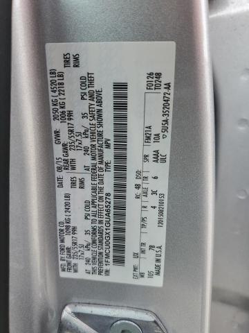 1FMCU0GX1GUA65278 Ford ESCAPE SE