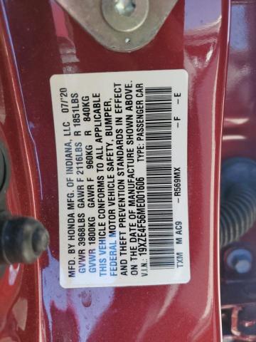 19XZE4F56ME001606 Honda INSIGHT EX