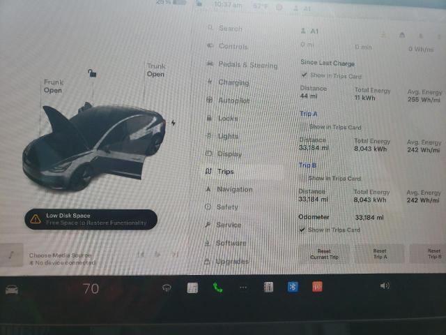 5YJ3E1EB5NF276259 Tesla MODEL 3