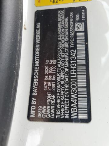 WBA4W3C01LFH31342 BMW 430I