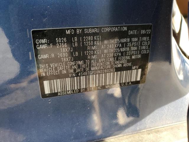 4S4BTGPD0N3280263 Subaru Outback Touring