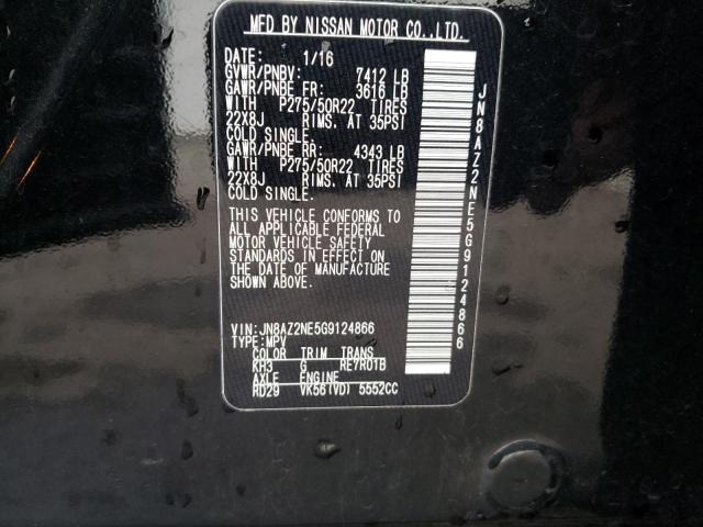 JN8AZ2NE5G9124866 Infiniti QX80