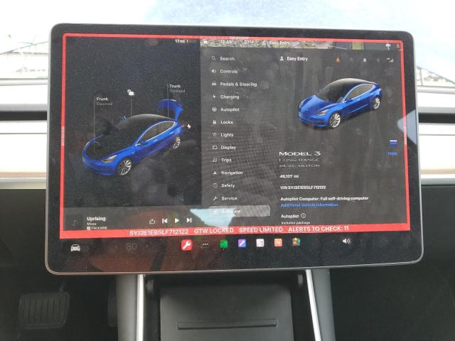 5YJ3E1EB5LF712122 Tesla MODEL 3