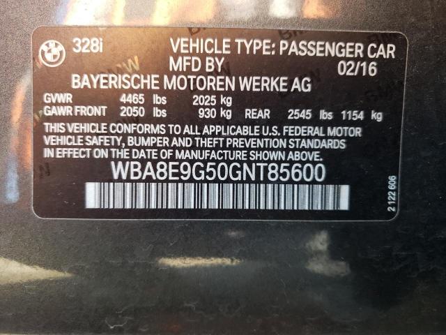 WBA8E9G50GNT85600 BMW 328 I Sulev