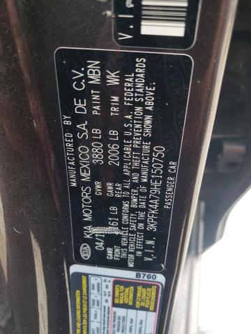 3KPFK4A79HE150750 KIA FORTE LX