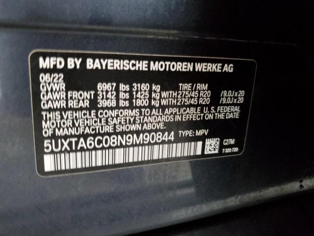 5UXTA6C08N9M90844 BMW X5 Xdrive45e