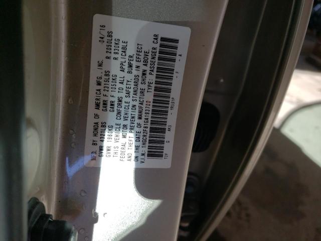 1HGCR2F81GA193700 Honda ACCORD EXL