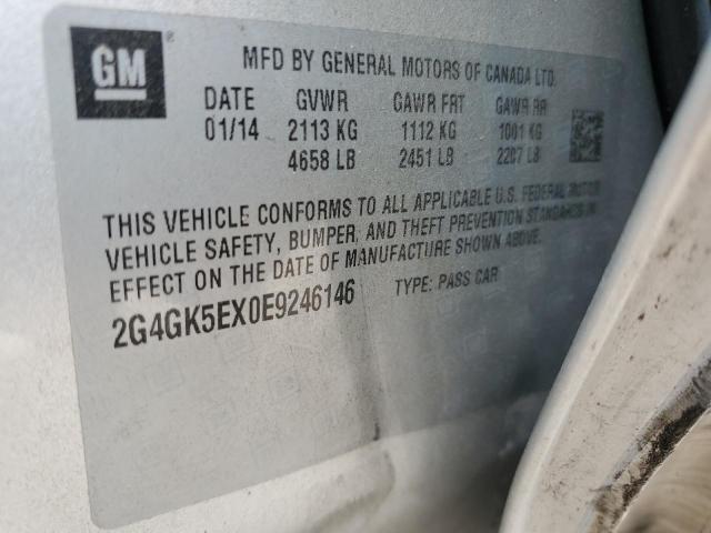 2G4GK5EX0E9246146 Buick Regal