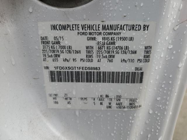1FD0X5GT1FED58983 Ford F550 Super Duty