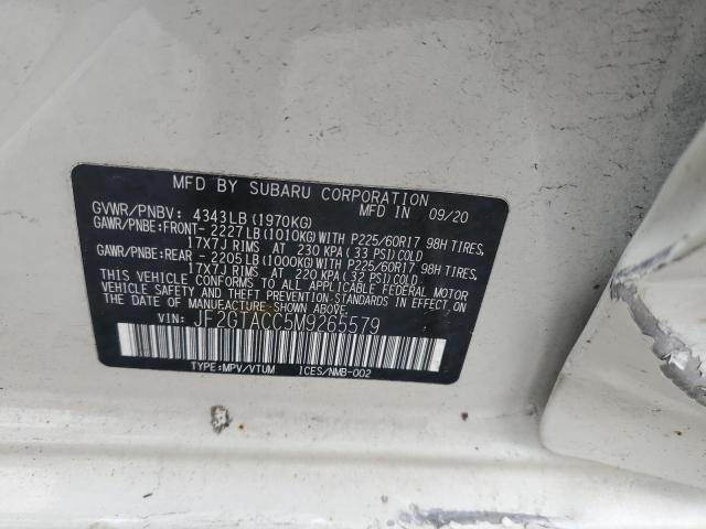 JF2GTACC5M9265579 Subaru Crosstrek Premium