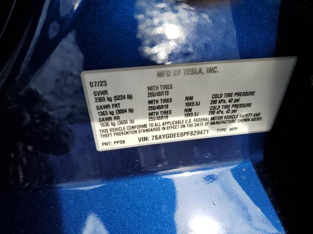 7SAYGDEE6PF829471 Tesla Model Y