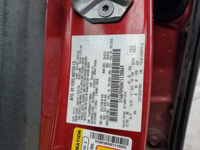 1FA6P0HD6F5128869 Ford FUSION SE