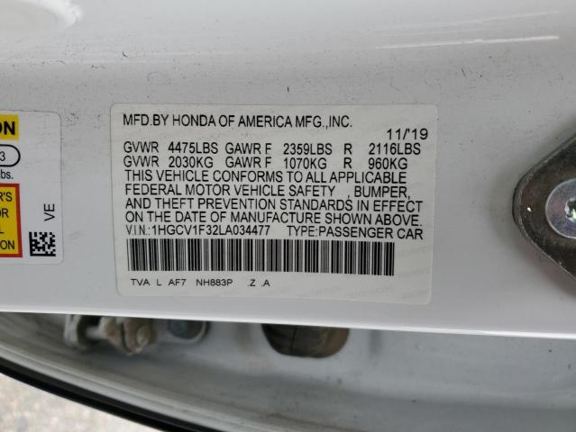 1HGCV1F32LA034477 Honda Accord Sport